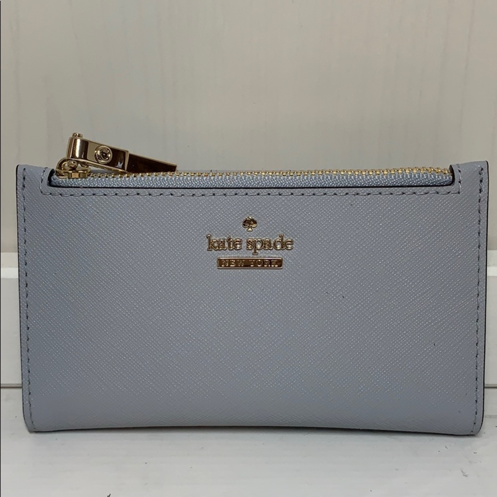 kate spade wallet in sky blue